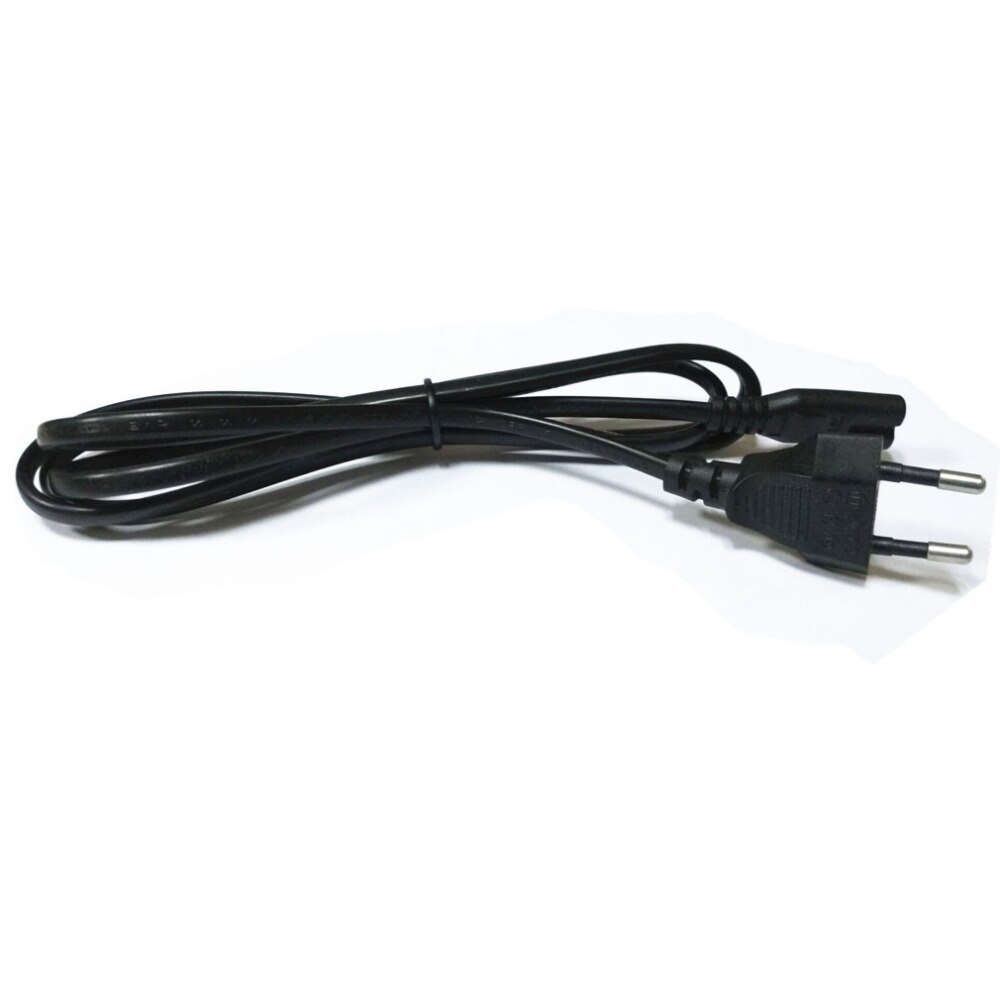 Eu standardi 2- - napainen virtajohto kaapeli lataussovitin pc kannettava tietokone  ps2 ps3 ohut led-näyttö virtatarvikkeet