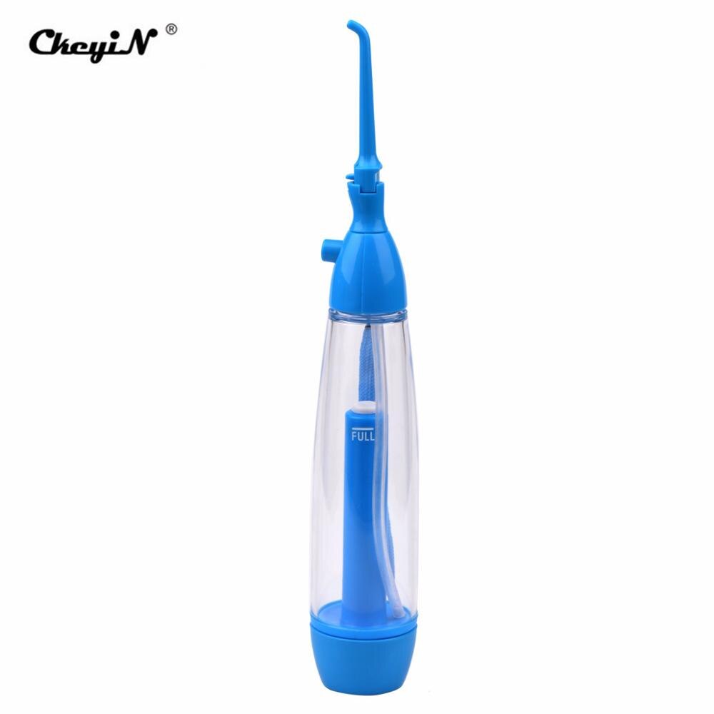 Ckeyin Handleiding Water Tanden Bleken Mond Wassen Jets Verwijderen Puin Verminderen Bacteriën Tand Cleaner Mondhygiëne Frisse Adem Doos