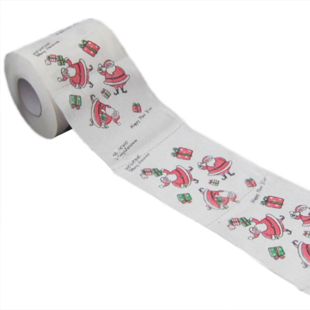 Kerst Toilet Roll Paper Thuis Kerstman Bad Toilet Roll Paper Kerst Levert Xmas Decor Tissue Roll 10*10cm