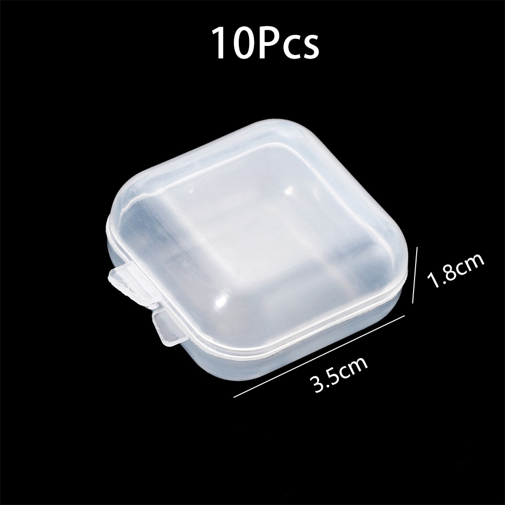 5/10Pcs Small Boxes Square Portable Plastic Box Je... – Grandado