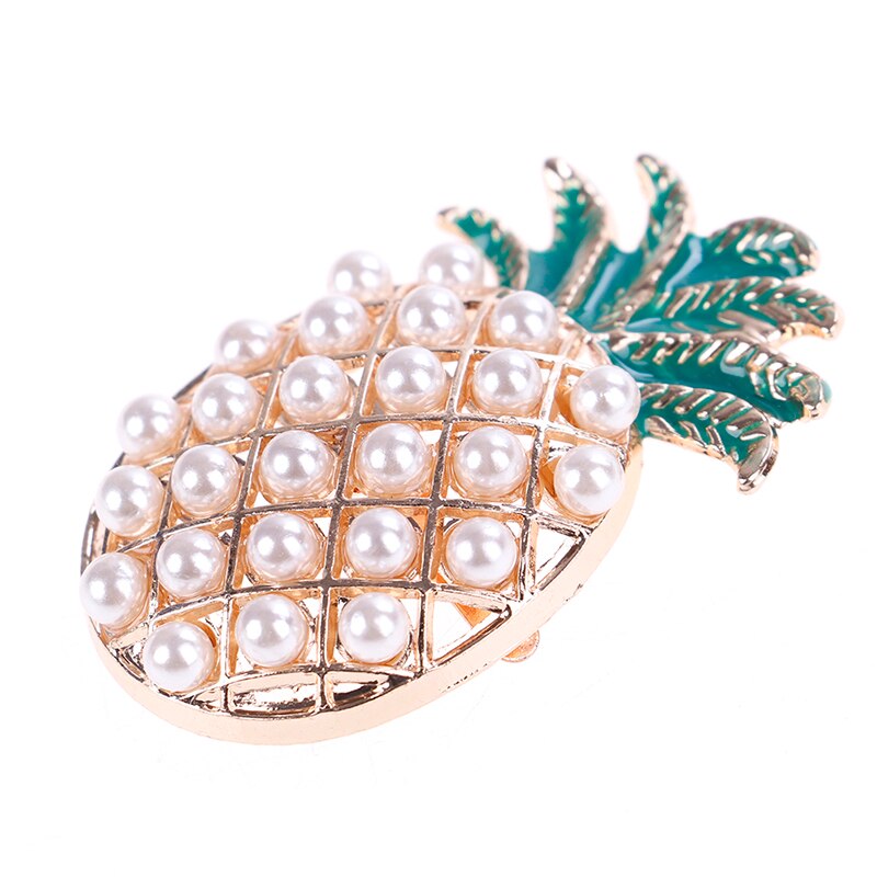 2 pièces/lot ananas forme pince à chaussures décoration chaussures de mariée pince boucle Faux perle chaussures Clips accessoires décoratifs