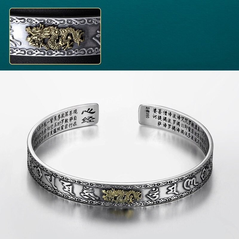 Pixiu-brazalete con amuleto de la suerte para hombre y mujer, brazalete abierto, de San Valentín