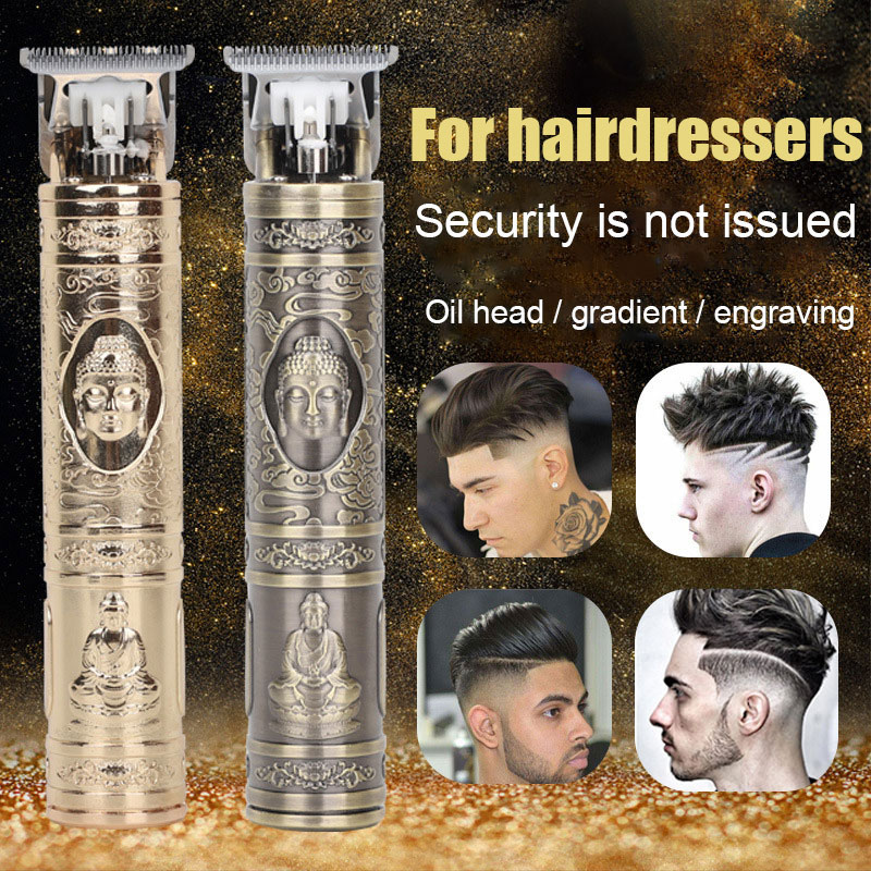 Electric Pro T-outliner Trimmer Men Hair Clipper Carving Carbon Fiber Metal Powerful BM88