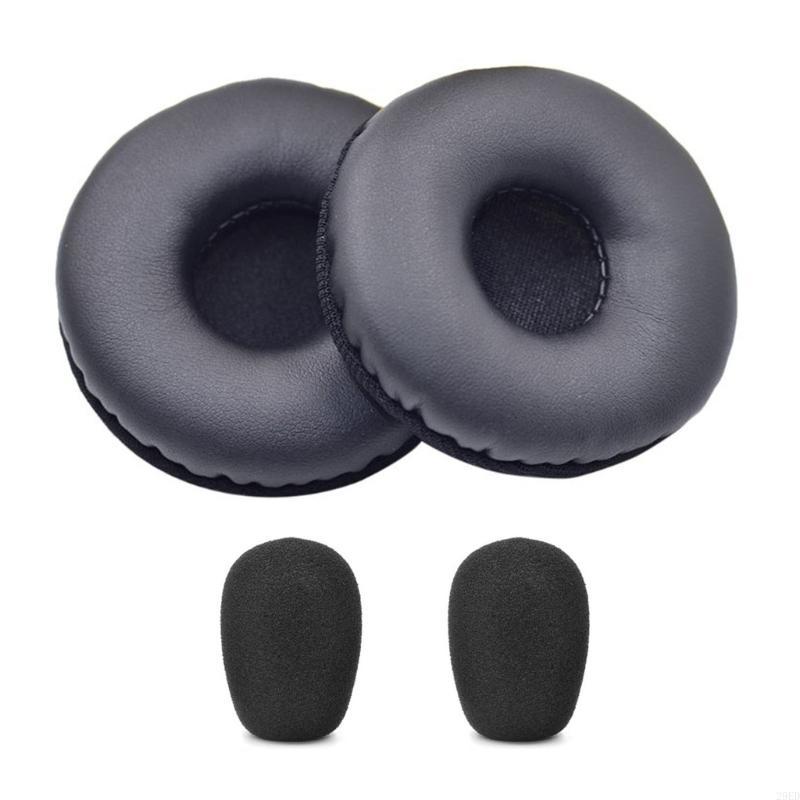 29ED Flexible Ear Pads and Microphone Foam for H390 H600 H609 Headsets Noise Isolation Earmuff Ear Cushions Sponge Cover