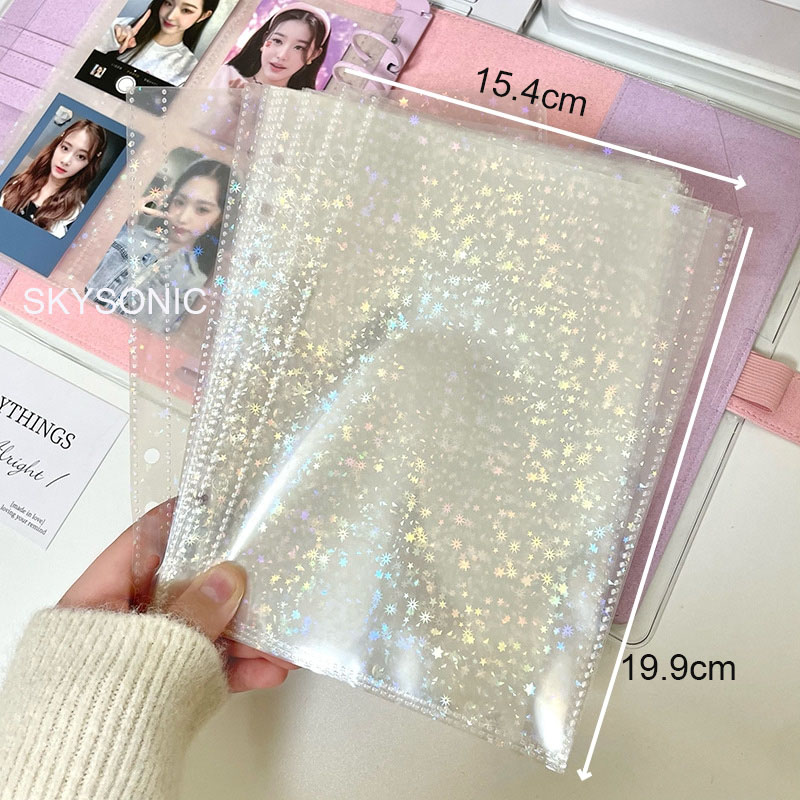 SKYSONIC A5 Binder Collect Book Plush Photo Album Agenda Kawaii Dog Postcards Ring Organizer DIY Refills Suppliers: SKY BLUE
