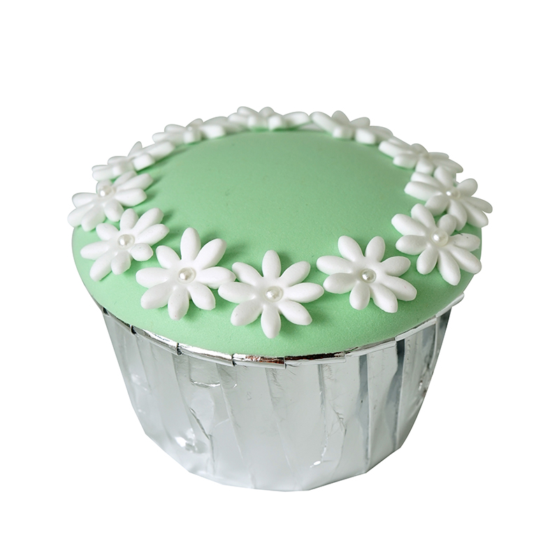 Lichtgroen simulatie cake cupcake model bruiloft dessert tafel simulatie cup cake: Sky Blue