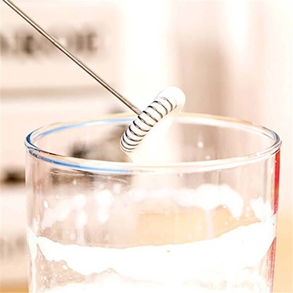 1pc mjölk dryck kaffe visp mixer kök mixer praktisk elektrisk ägg visp dryck bubbla mini skum blandare omrörare maskin