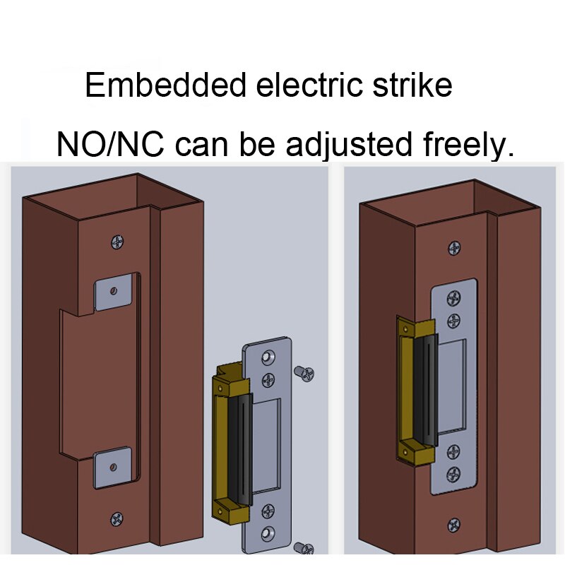 RFID Door Access Control System Kit Access Controller Keypad access + Power Supply + Electric Magnetic Lock Bolt Strike Locks