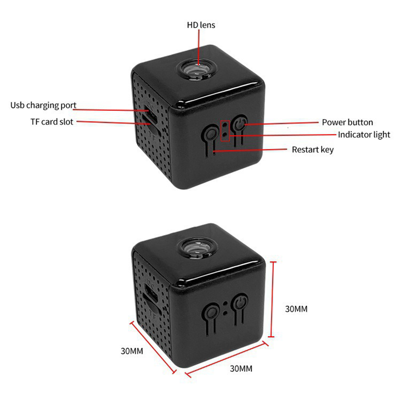 Mini Kamera 1080p Drahtlose Wifi Fernbedienung Monitor Kamera Hause Ip Kamera Bewegungserkennung Recorder Super-lange Batterie Lebensdauer: 1/2.8"
