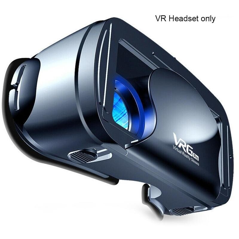 1 Pcs Vr Bril 3D Virtual Reality Gaming Pc Voor Mobiele Telefoon Vrg Pro Onafhankelijke Lens Aanpassing Bril Meeslepende
