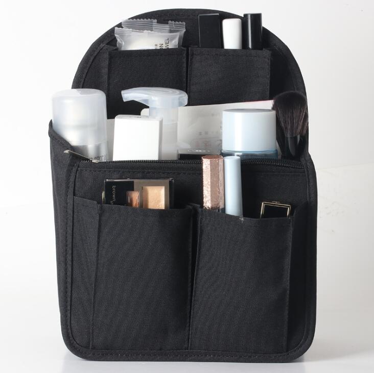Organizador de mochila de viaje, inserto para mochila, bolsa de almacenamiento para mamás, bolsos grandes de hombro, bolso multibolsillo para organizar bolsas