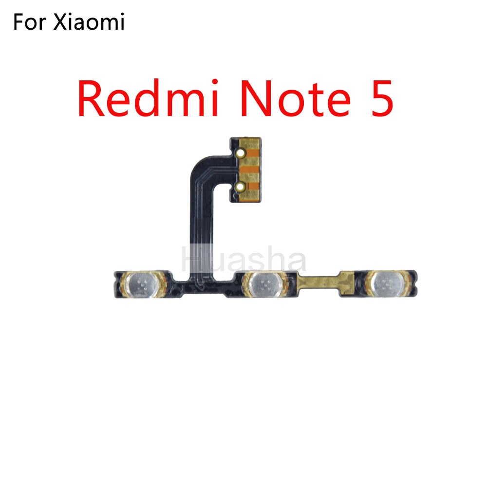 Power Volume Button Switch On Off Button Flex Cable For Xiaomi Redmi 3 3S 4A Note 2 3 4 5 Plus Pro 4X S2: Redmi Note 5