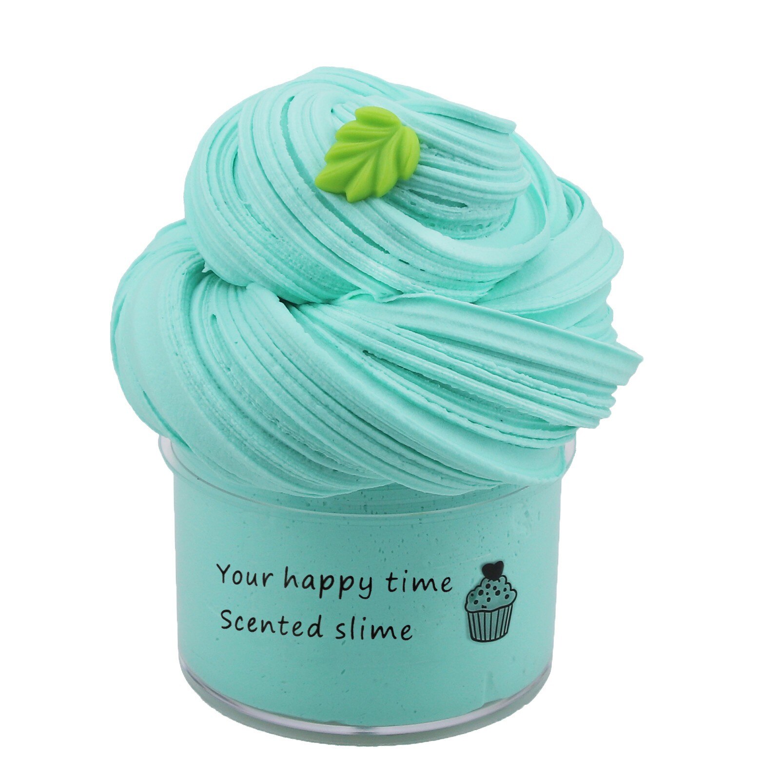 DIY suministros de masa viscosa Slime de fruta de la presión de los niños juguete de Slime Squishy suave y lento aumento de juguetes anti estrés