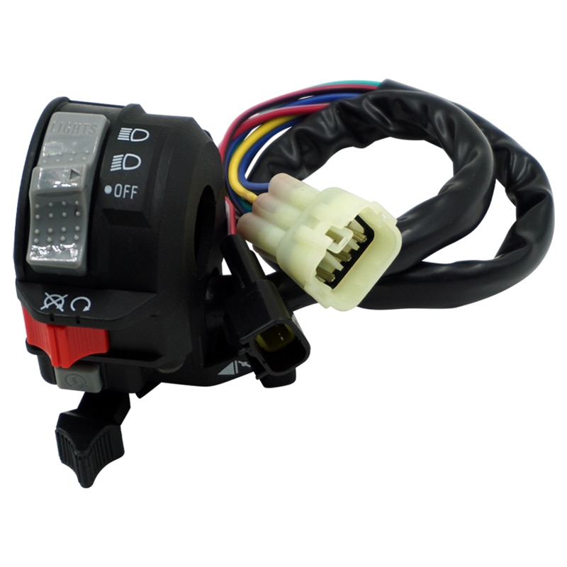 Interrupteur de guidon gauche, démarrage et arrêt du moteur, phare pour Yamaha Raptor 350 660R