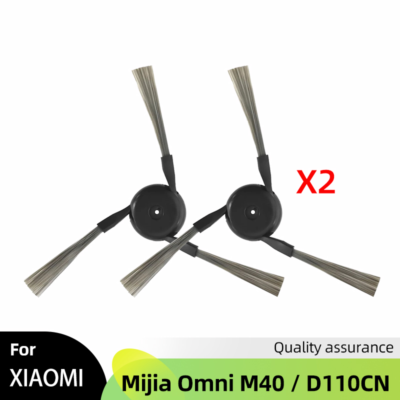 Ajuste para Xiaomi Mijia M40 / D110CN Robot aspirador de repuesto Cepillo Lateral principal filtro HEPA almohadillas de fregona bolsa de polvo accesorios de repuesto: Gris claro