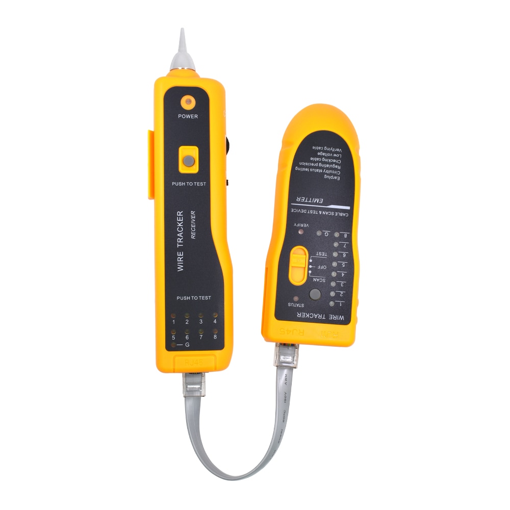 UTP STP Cat5 Cat6 RJ45 Line Finder Telephone Wire Tracker Tracer Diagnose Tone Tool Kit LAN Network Cable Tester JW-360