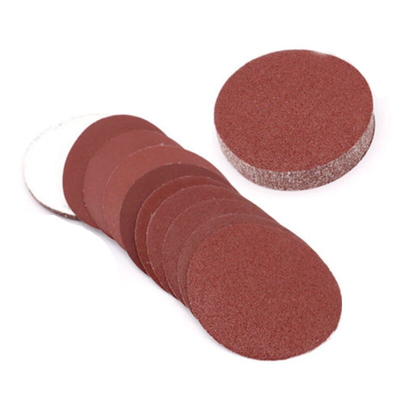 Hook Loop backing Aluminium Oxide Sandpaper 5pcs Replacement For Wood Car Metal Paint Varnish