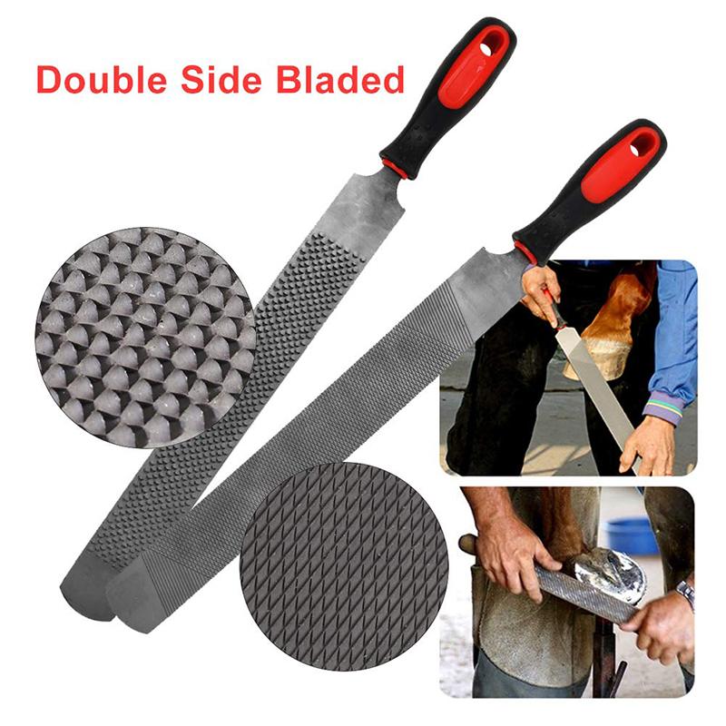 3PCS Hoof Cutter Tool Horse Farrier Hoof Nipper Horseshoe File with Handle Hoof Cutter Horse Care Accessory Equestrian Supplies