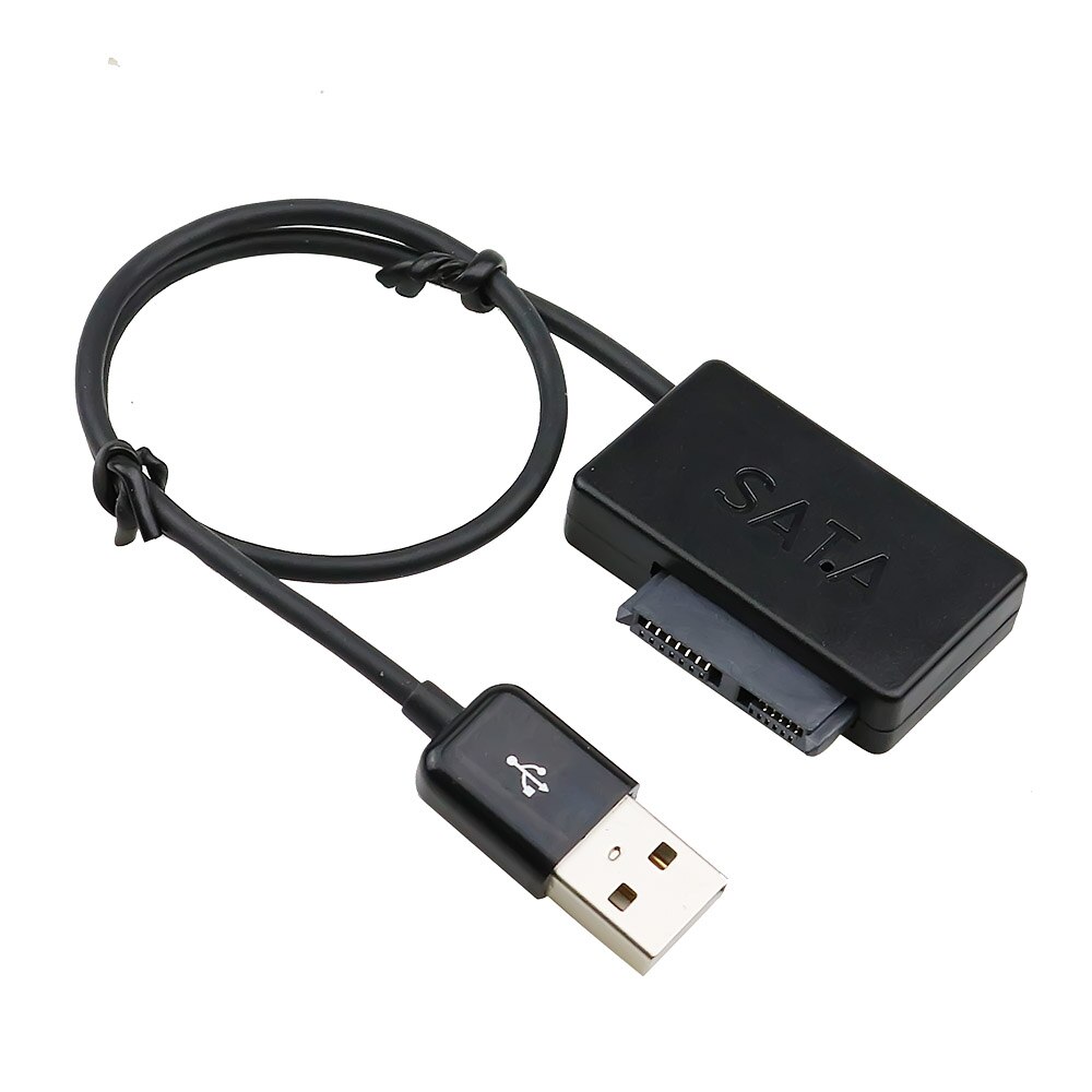 Unità di CD-ROM Notebook SATA a cavo USB 6P 7P SATA a USB 2.0 Easy Drive linea scatola di trasferimento unità casi componenti del Computer