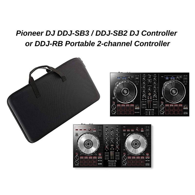 Hartschalenkoffer für Pionier DJ DDJ-SB3 / DDJ-SB2 DJ / DDJ-400 Regler oder DDJ-RB Tragbare 2-Kanal Regler