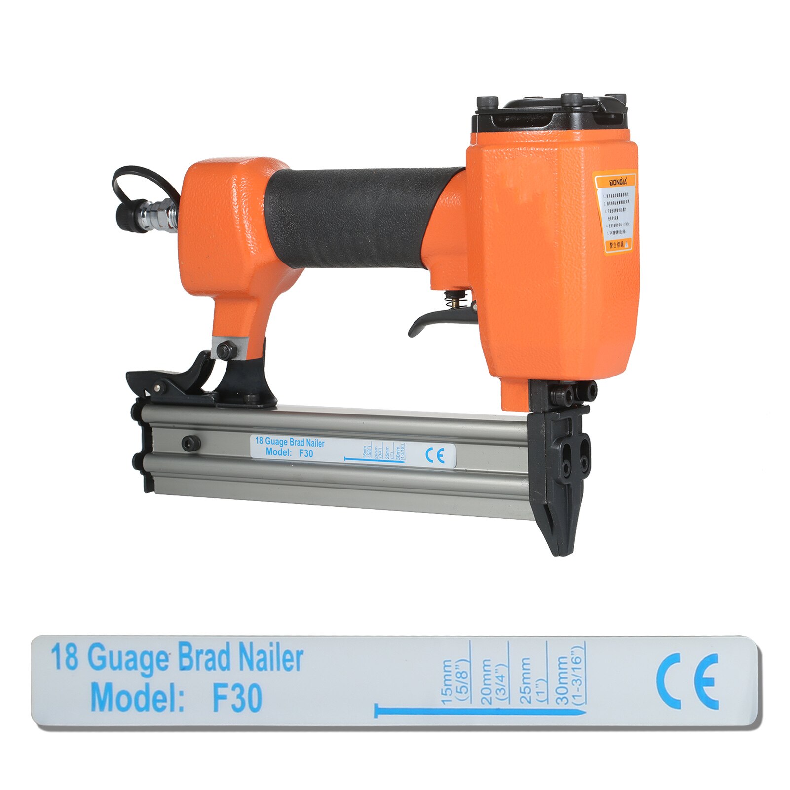 18 Gauge Brad Nailer 5/8 Inch to 1-1/4 Inch Pneumatic Finishing Stapler Air Nailer Nail Gun for Woodworking Furniture Decoration: Type 3