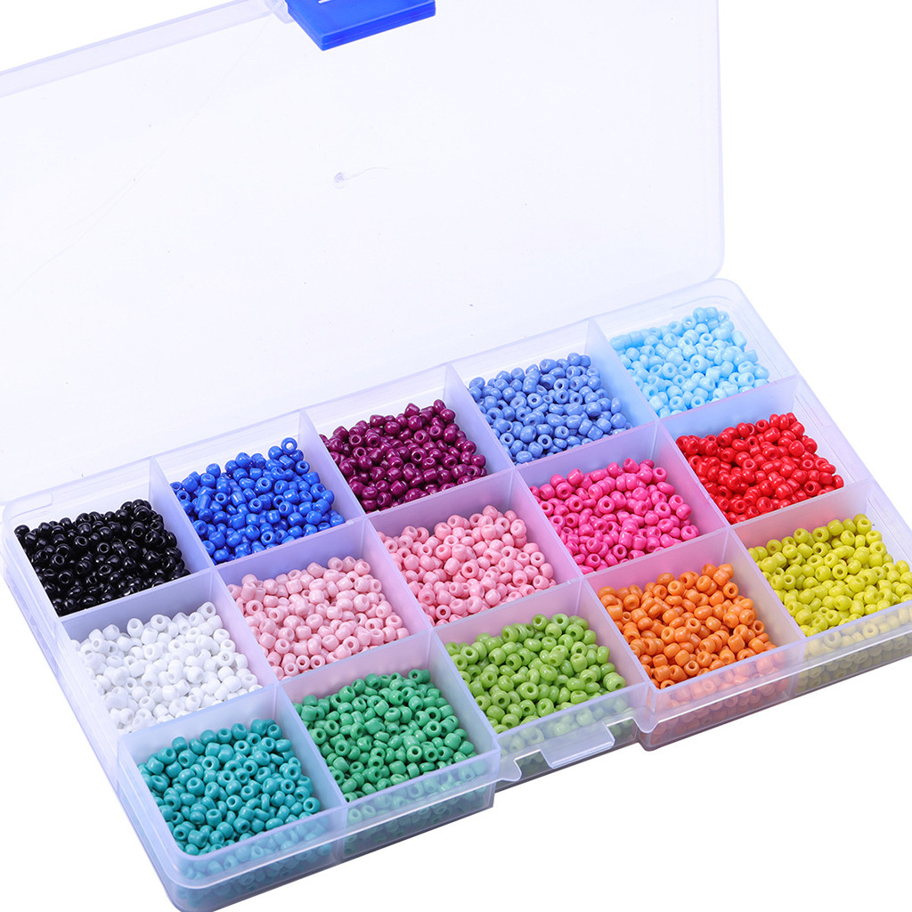 3mm mini krystal perler gør-det-selv-armbånd kunst smykkefremstilling fadefri farve glasperle gør det selv-kunstværk håndlavet fremstilling