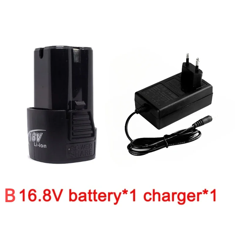 16,8 V 13000 mAh Universal--Akku mit großer Kapazität für Elektrowerkzeuge, Bohrmaschine, Elektroschrauber, Li-Ionen-Akku: Grün
