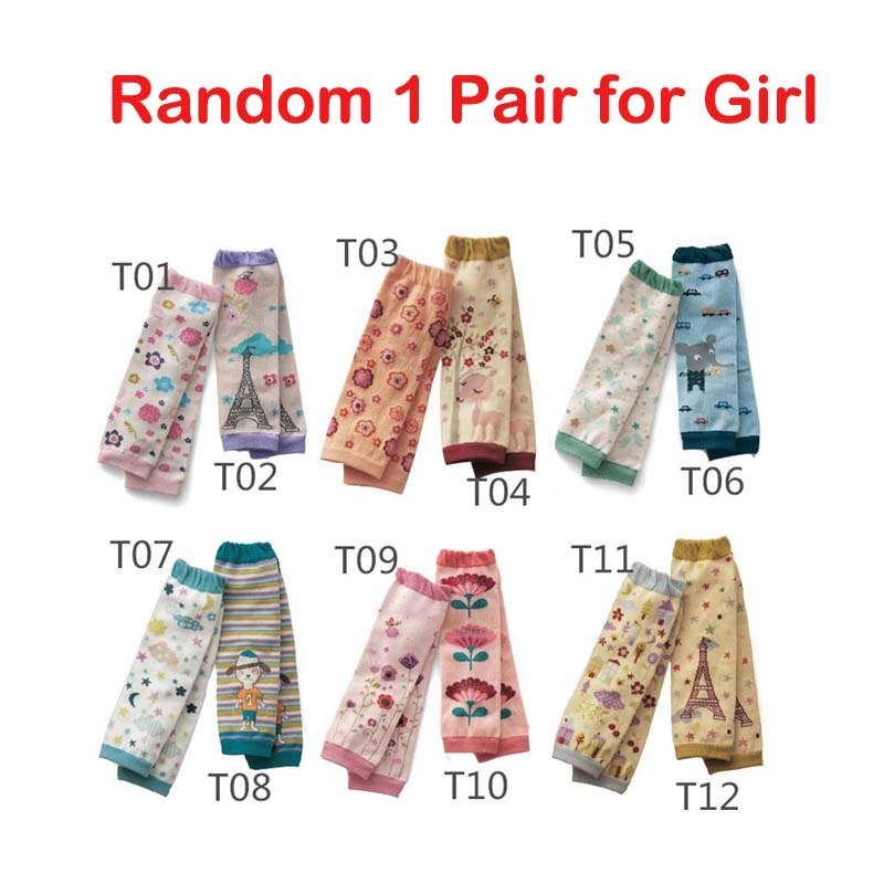 Bebê crianças perna aquecedores meninas do menino legging meias arco-íris infantil criança plissado braço aquecedores legwarmers: Girl Color