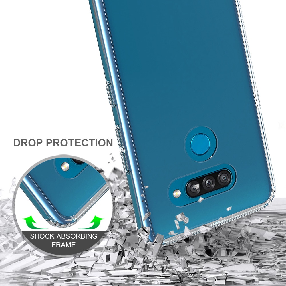 Clear Case For LG K50S K40S K50 K40 Holster Soft TPU + Hard PC Phone Sleeve Bag Hybrid Shockproof Cover Air Cushion Fundas Capa