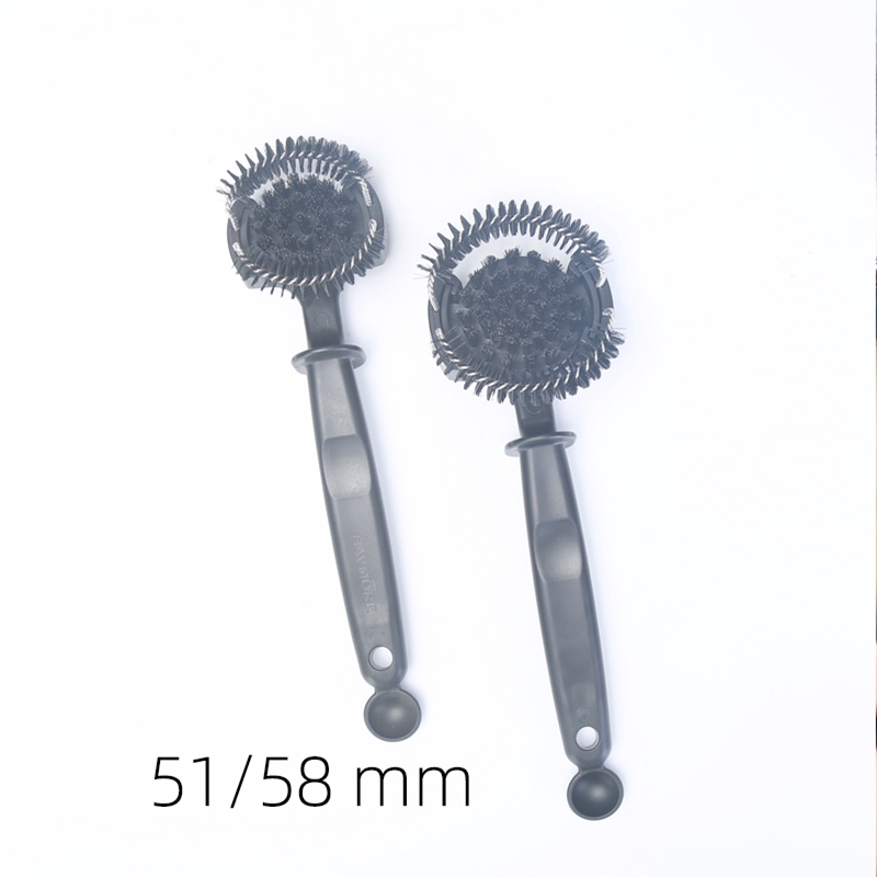51/58mm Kaffeemaschine Pinselreiniger Abnehmbare Kaffeemaschine Espresso Gruppe Kopf Halbautomatische Küchenreinigungswerkzeug