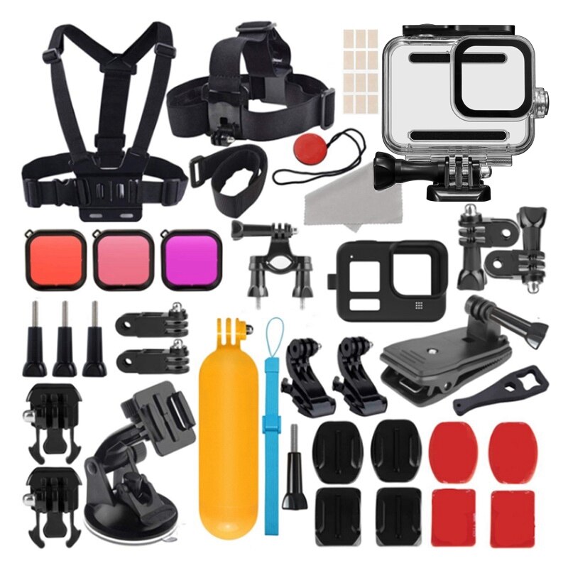46 In 1 Accessoire Kit Voor Gopro HERO9 Kleine Berg Hond Sport Camera Accessoire Kit