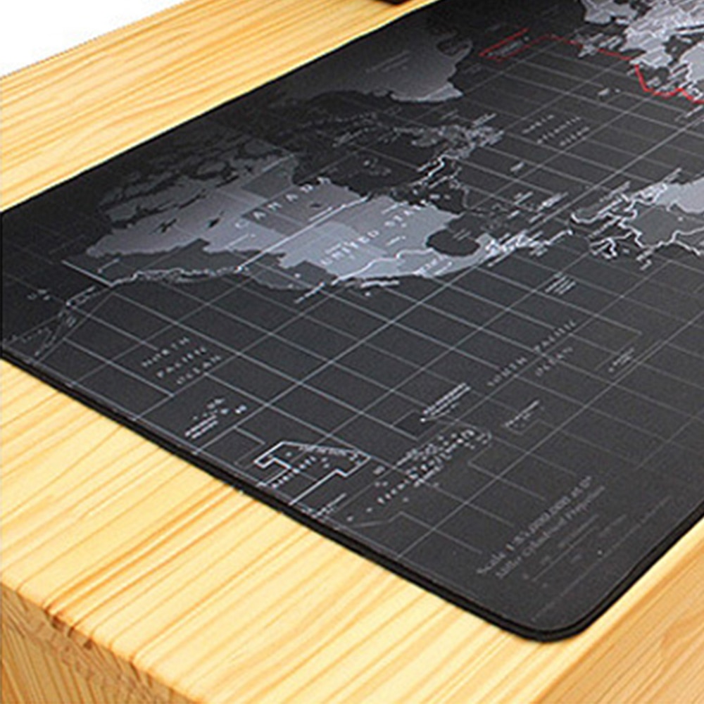 Gaming Mouse Pad Large Mouse Pad Big Mouse Mat Computer Mousepad Carved World Map Mause Pad Desktop Keyboard Mat Cushion XXL XL