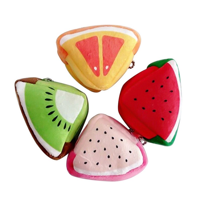 Mini 3D Fruit Vormige Portemonnee Voor Vrouwen Creditcardhouder Key Money Bag Vrouwelijke Rits Leuke Kleine Portemonnee portemonnees Sac Femme