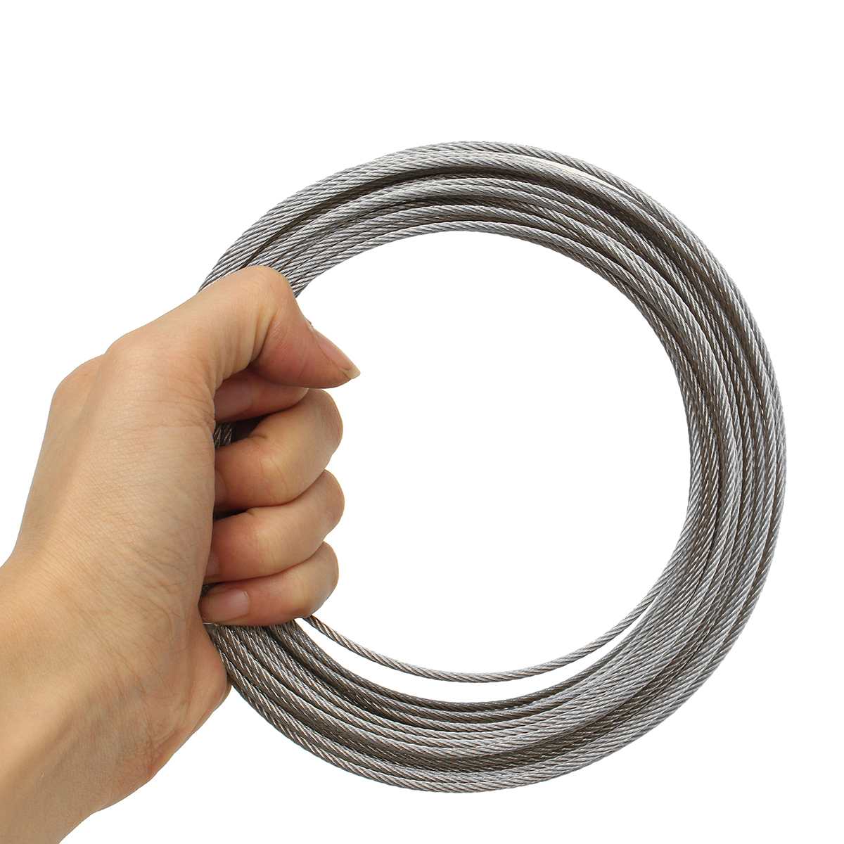 1M/ 5M/ 10M/15M/ 20M/25M Stainless Steel Wire Rope 7x7 Diameter 1/1.5/2mm Structure Cable Fishing Lifting Cable Clothesline