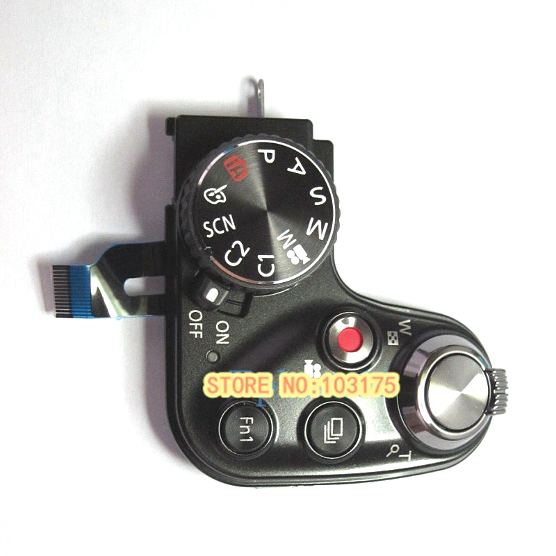 Unité de numérotation pour Panasonic Lumix DMC-FZ200 FZ200, bouton de déclenchement de la couverture supérieure, pièce de réparation d&#39;appareil photo