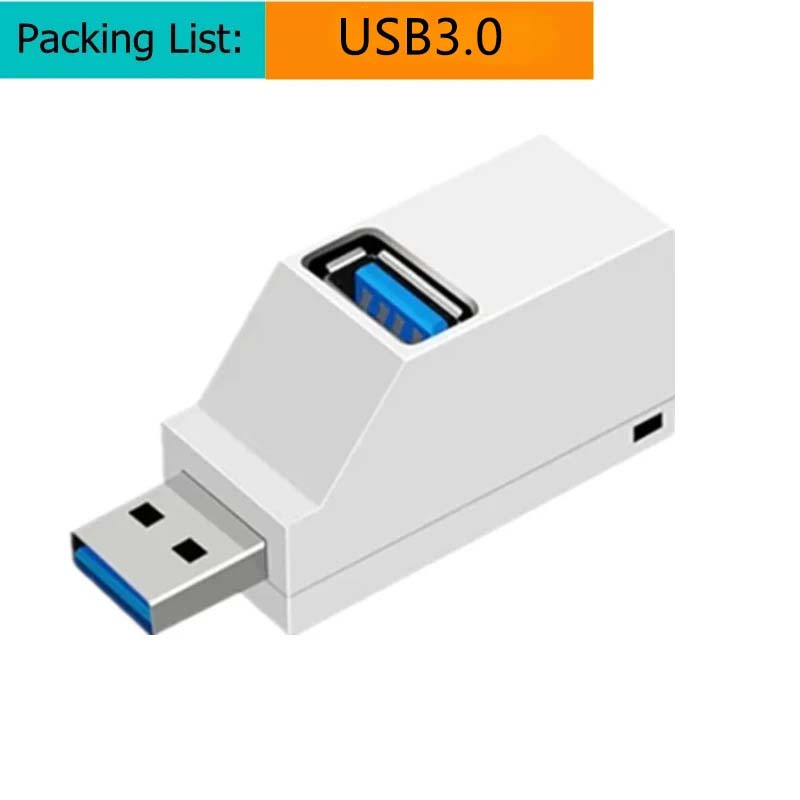 3-in-1 USB HUB USB 3.0 Adapter USB Docking Station USB Splitter Extender OTG Adapter 5Gbps High Speed for PC Laptop Macbook: GRAY