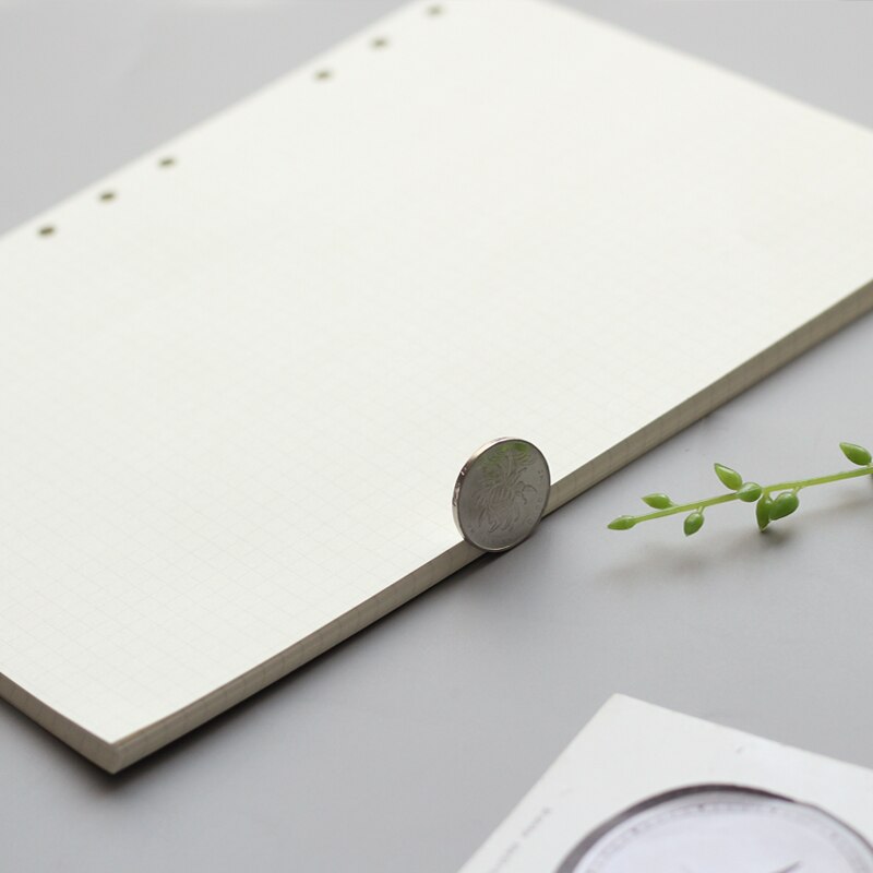 A4 B5 Leaf Notebook Refill Spiral Binder Planner Inner Page Inside Paper Dairy Weekly Monthly Plan To do Line Dot grid 45 sheets