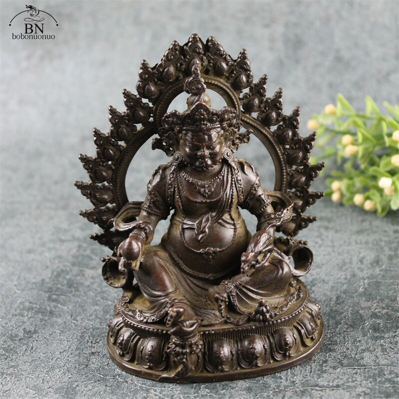 Statue Bouddha Thaïlandaise En Résine Dorée - Décoration Méditation Paix Et Harmonie Pour Maison Et Bureau