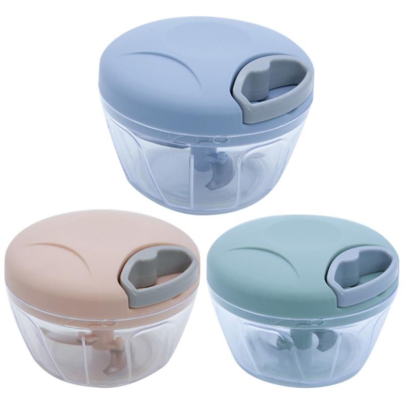 1 Pcs Manual Food Cutter Crusher Press Manual Food Cutter Processor For Fruit Vegetables Meat Kitchen Tool Mini Food Chopper