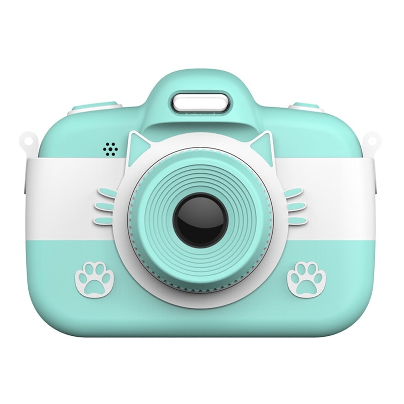 Kids Digital Camera Children Selfie Cartoon Video Recorder Camcorder 3 inch Press Screen 18.0MP with 16G TF Card for Girls: Pink