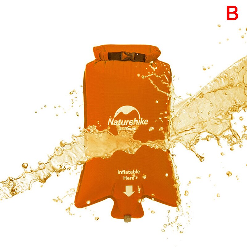 Nylon inflatable camping mat bed inflatable air mattress sleeping pad nature hike: AOG
