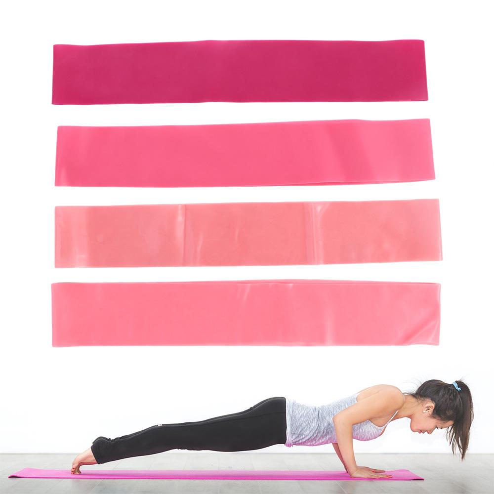 Pilates Fitness Workout Equipment Elastic Fitness Bands Yoga Stretch Rope Yoga Resistance Bands Indoor Training Equipment