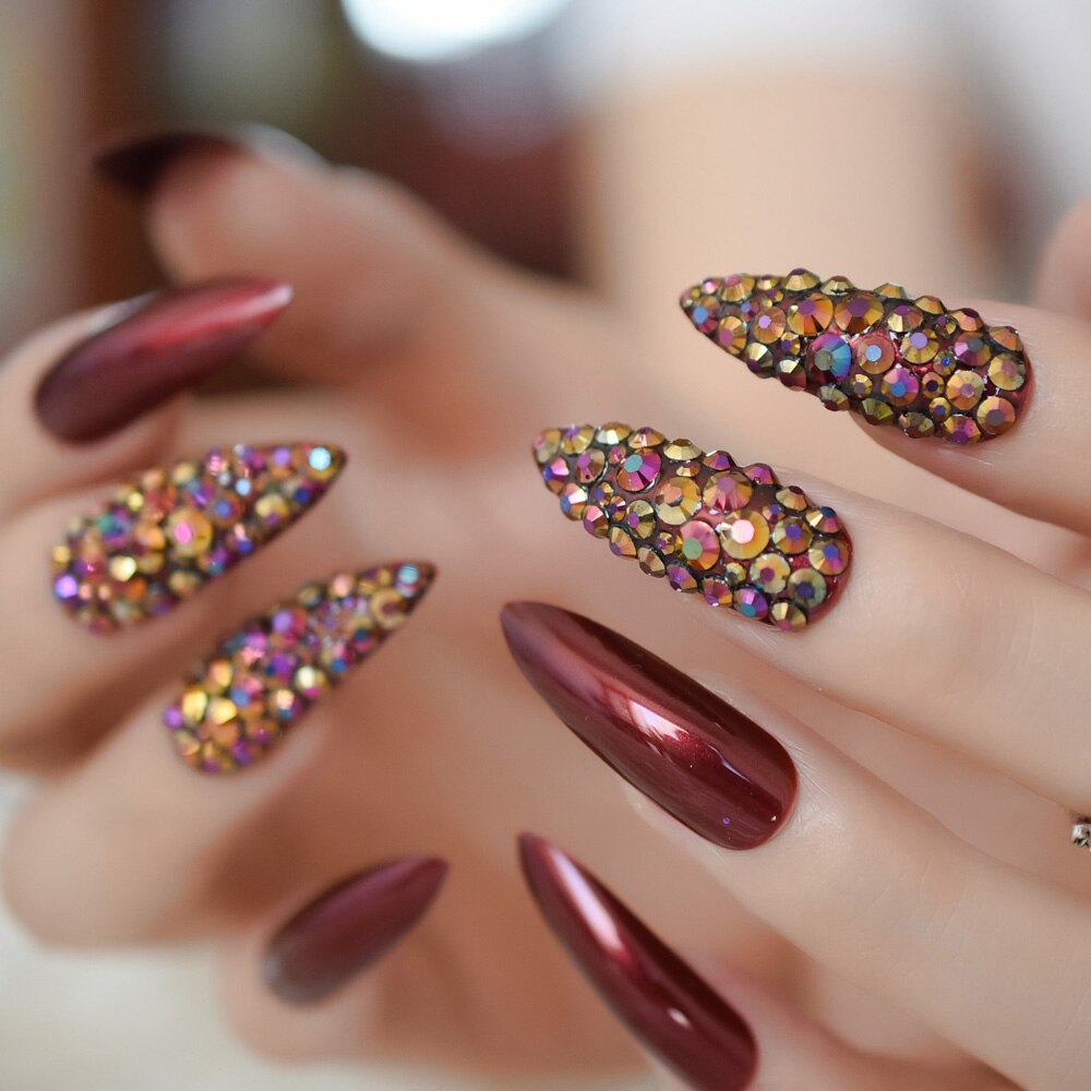 Bady, gelée rose AB, faux ongles Extra longs, pression personnalisée, Kit de pointes de styliste pour Nail Art: L5010