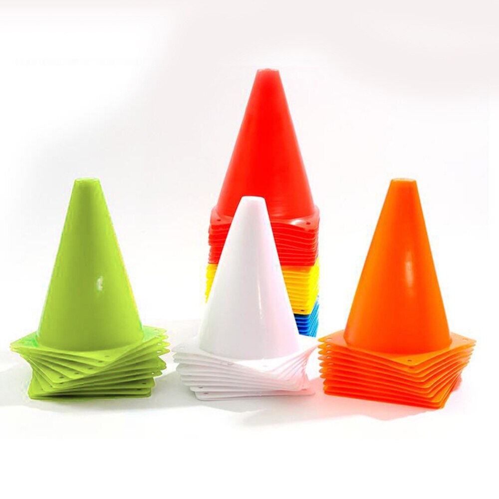 Barricata di traffico dell'attrezzatura di addestramento dei coni di calcio di sport del cono del blocco stradale 12pz per pattinaggio a rotelle