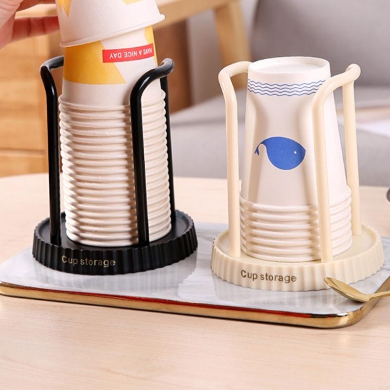 Küche Papier Tasse Halter Einweg Tassen Picker Multifunktionale Tasse Lagerung Rack Haushalt Kaffee Tasse Halter für Zuhause