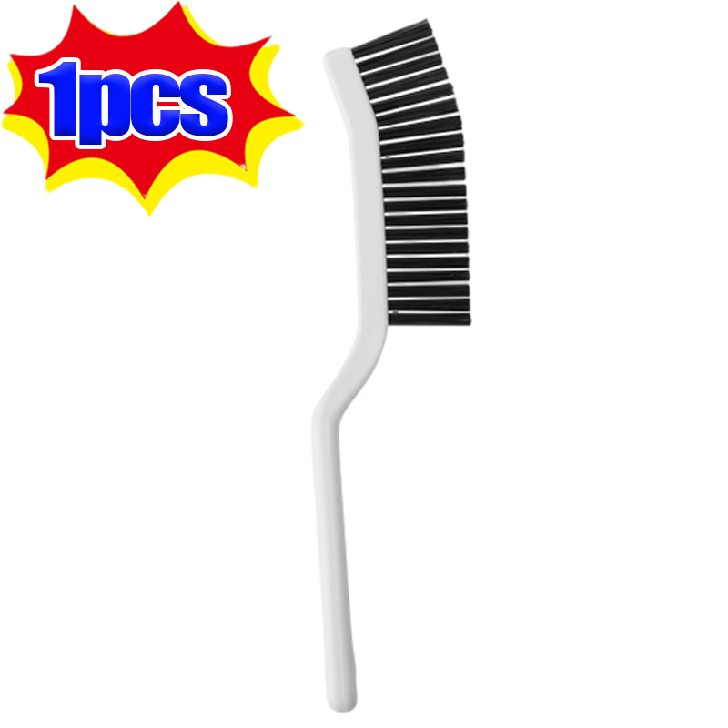 1/5 Stuks Duurzame Lange Spleet Reinigingsborstel Keuken Toilettegel Voegen Dode Hoek Harde Borstelborstelborstelborstels Voor Douche Vloerlijn: Blauw