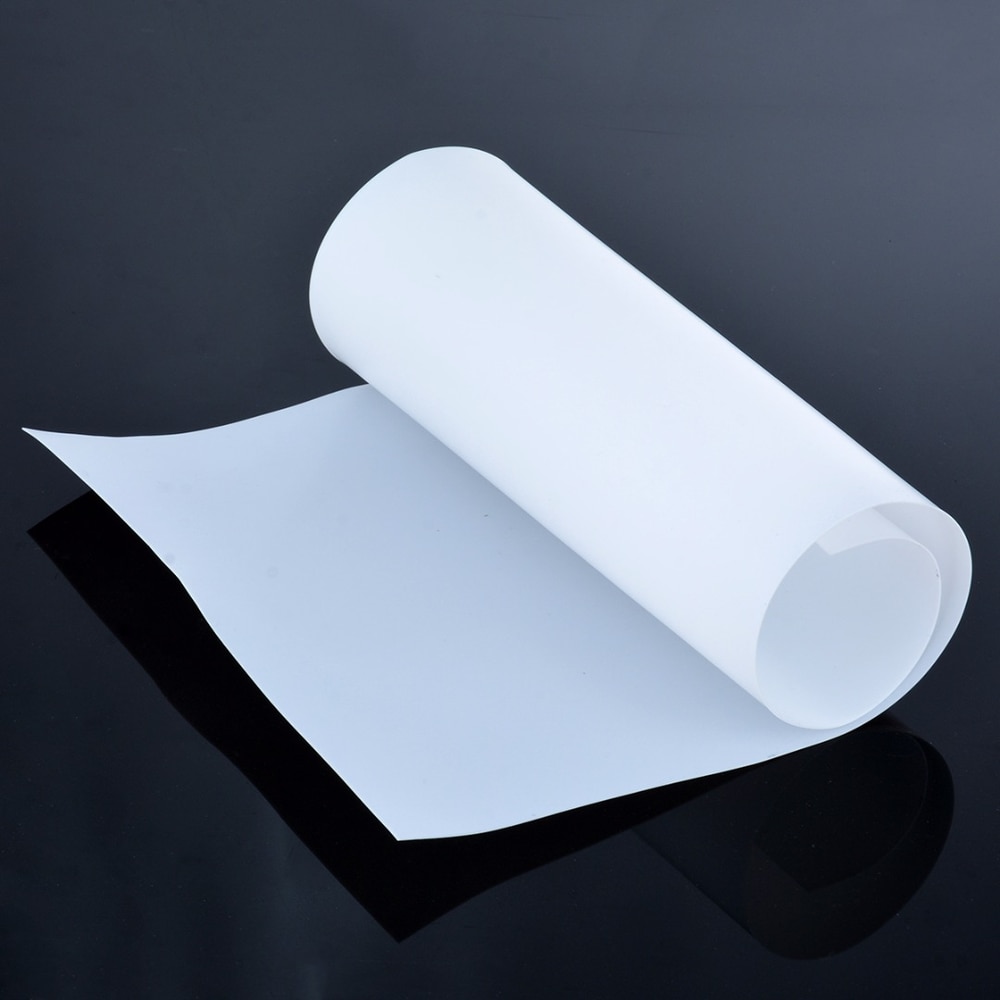 1pc White PTFE Film High Strength Temperature PTFE Sheet 500*250*0.5MM For Compression Molding Extrusion Processing