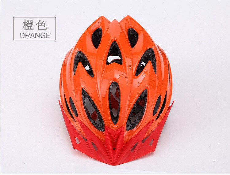 Fiets Helm Alle-terrai MTB Fietsen Bike Sport Veiligheid Helm OFF-ROAD Super Mountainbike Fietsen helm: Oranje