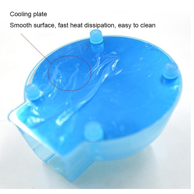 Summer Cool Hamster Squirrel Arch Cooling Down Plastic House Small Pet Cage Bed Play Toy Blue Pink Color Great