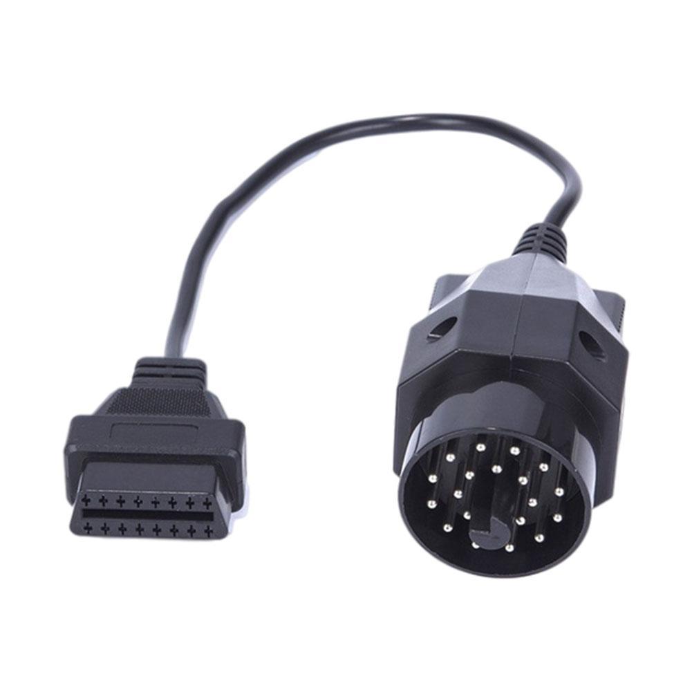 1Pc OBD OBD II Adapter Für BMW 20 Stift Zu OBD2 16 Stift Buchse E36 E39 X5 Z3 für BMW 20Stift Neue